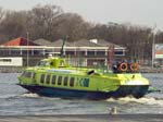 The Fast Flying Ferry Leaving Amsterdam
